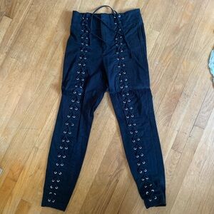 APC women’s size 8 lace up pants - high waisted.